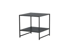 Fjôrd Sidetable Staal Zwart 50x50cm