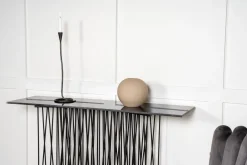 Fjôrd Sidetable Stone 130cm Artifical Zwart