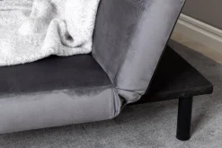 Fjôrd Slaapbank Bodil Donkergrijs Velvet 180cm