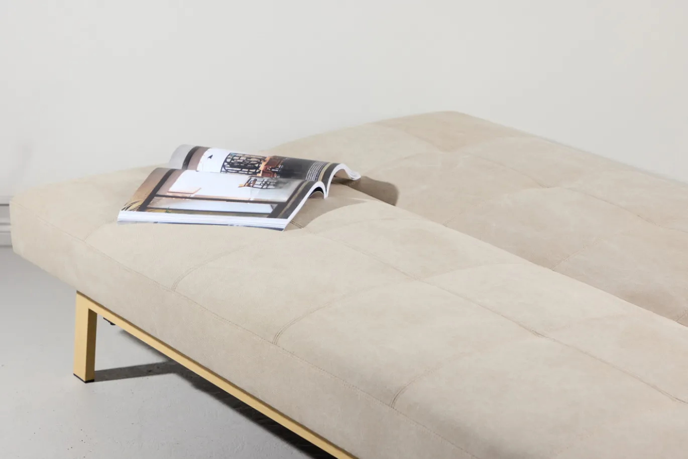Fjôrd Slaapbank Bodil Polyester Linnen Beige