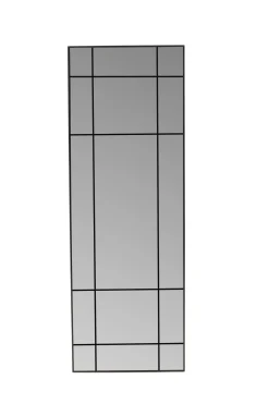 Fjôrd Spiegel Lake Mat Zwart Glas 90x180cm