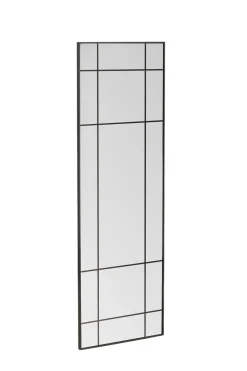 Fjôrd Spiegel Lake Mat Zwart Glas 90x180cm