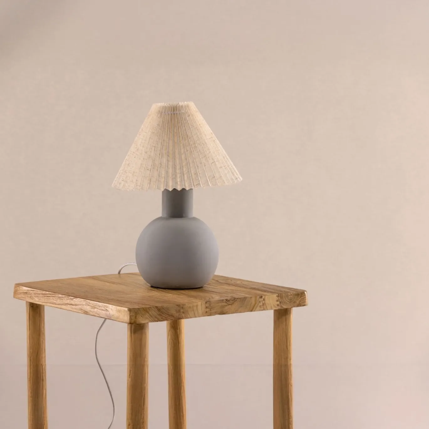 Fjôrd Tafellamp Älvsborg Grijs ⌀25cm