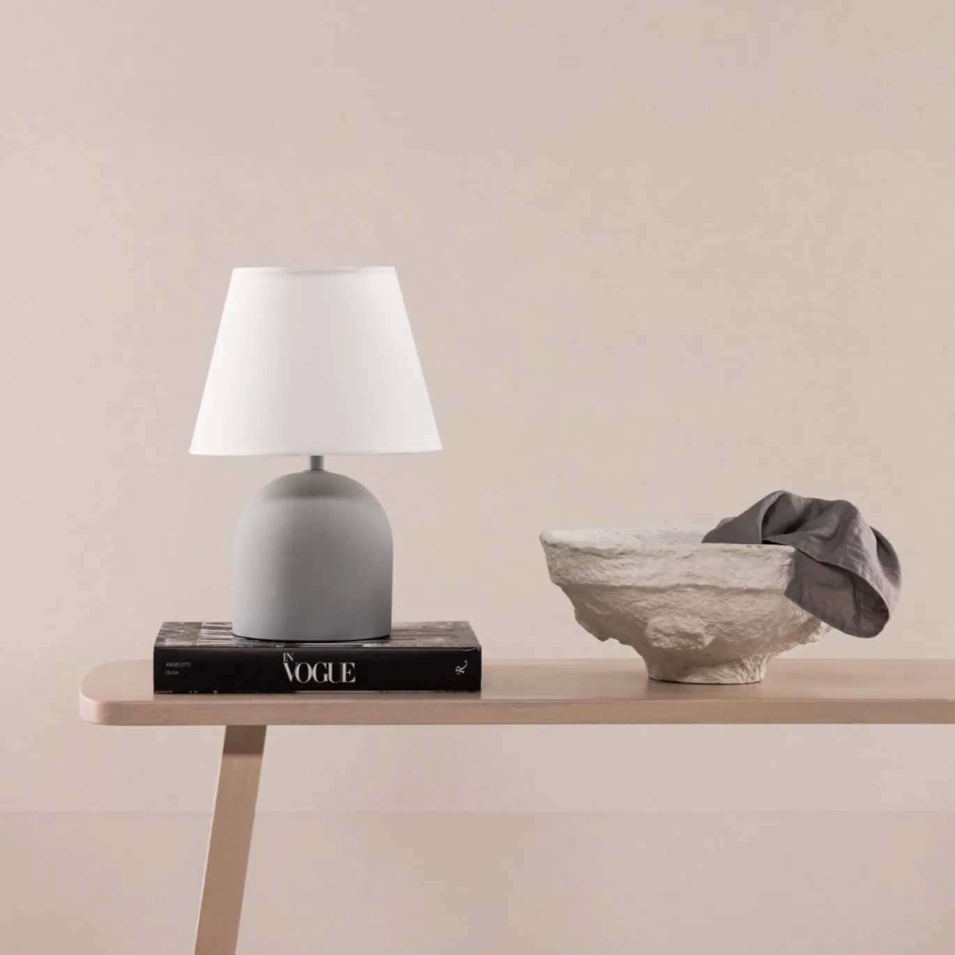 Fjôrd Tafellamp Styrsö Grijs ⌀25cm