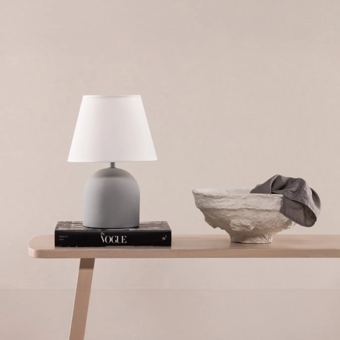 Fjôrd Tafellamp Styrsö Grijs ⌀25cm
