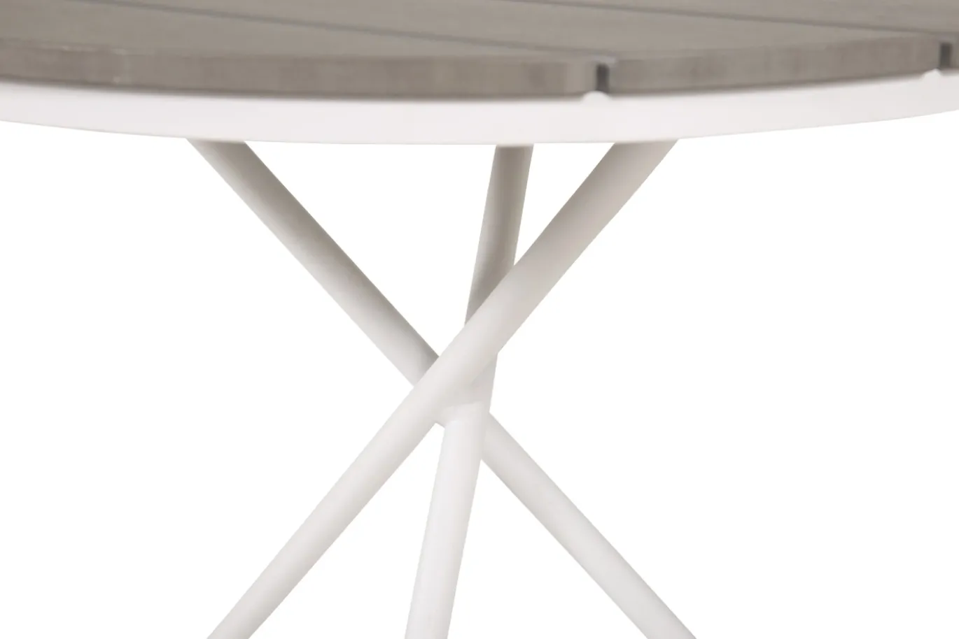 Fjôrd Tafel Parma 90 Wit/Grijs