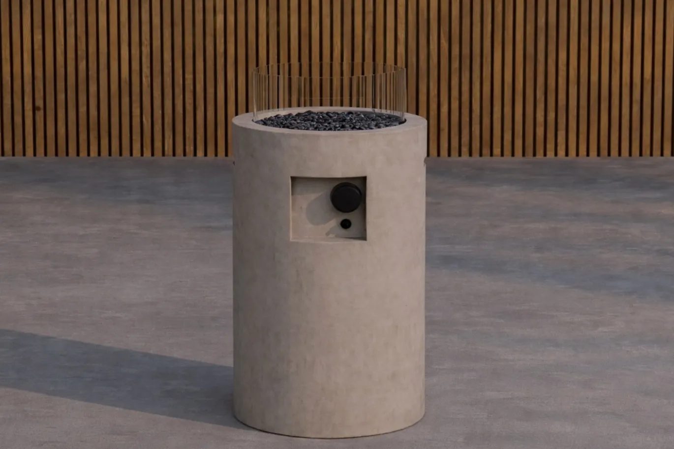 Fjôrd Tuinhaard Kea Fibre Cement Grijs ⌀41cm