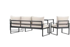 Fjôrd Tuinset Catania Zwart/Beige
