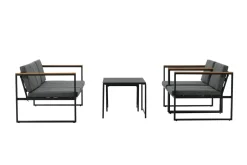 Fjôrd Tuinset Dakar Grijs/Zwart