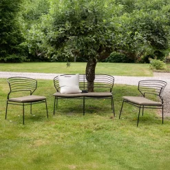 Fjôrd Tuinset Milano Aluminium Zwart Zand