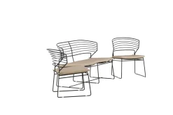 Fjôrd Tuinset Milano Aluminium Zwart Zand