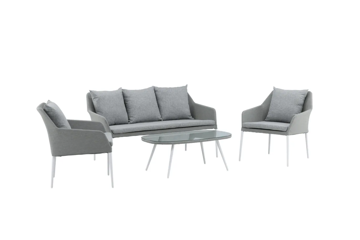 Fjôrd Tuinset Spoga Wit/Grijs