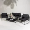 Fjôrd Tuinset Utah Set Zwart Touw Seater
