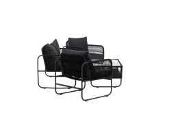 Fjôrd Tuinset Utah Set Zwart Touw Seater