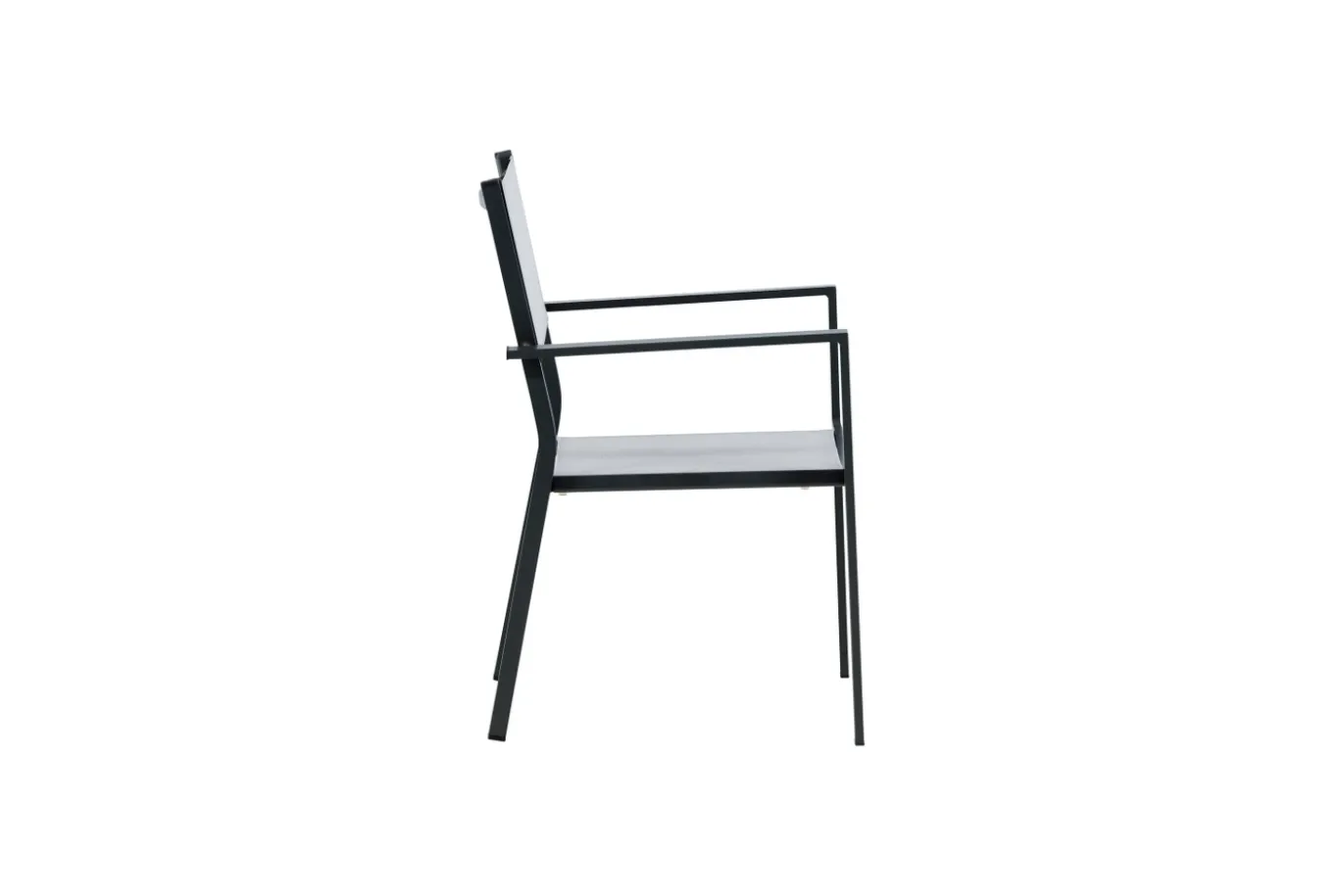 Fjôrd Tuinstoel Copacabana Zwart/Grijs