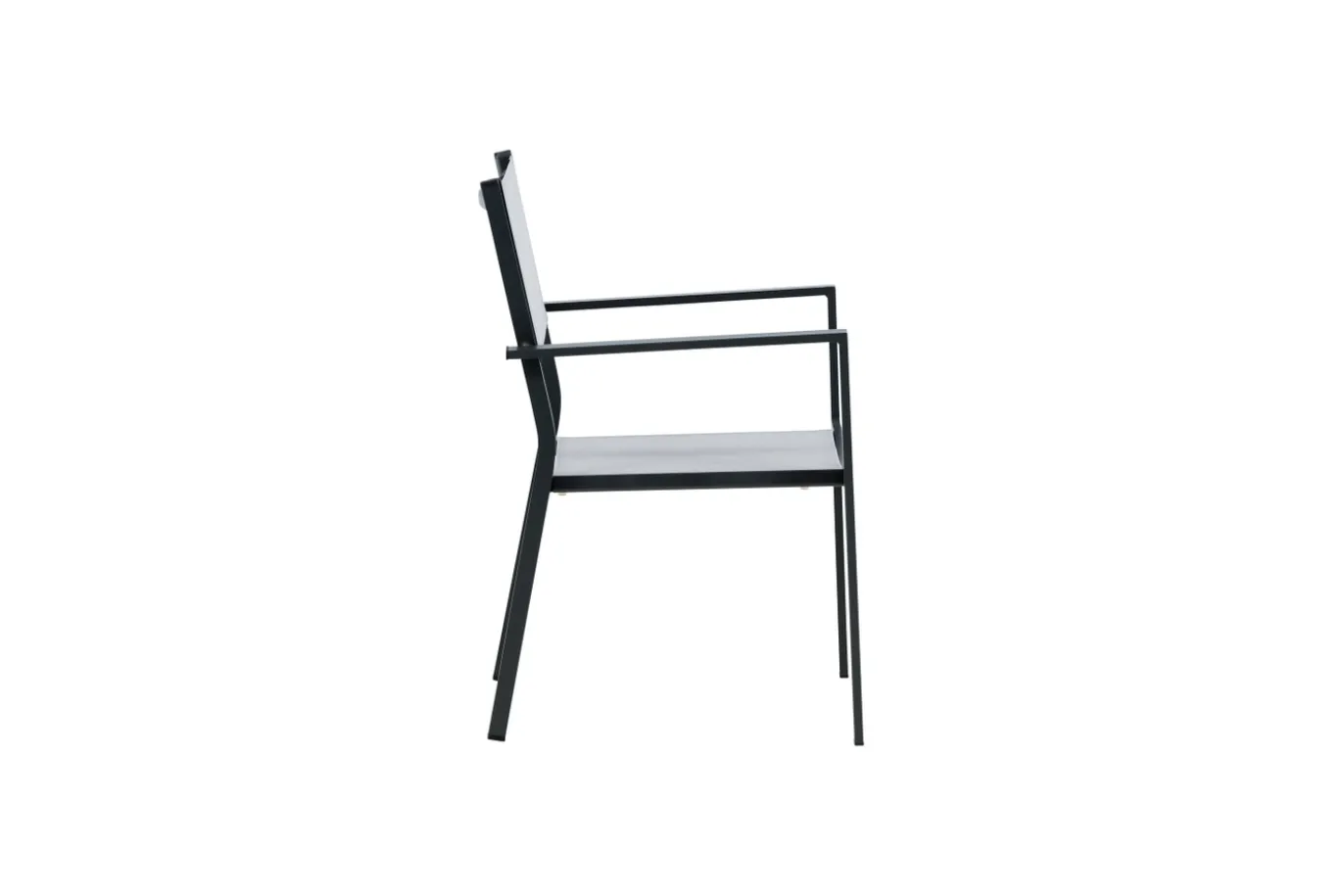 Fjôrd Tuinstoel Copacabana Zwart/Grijs