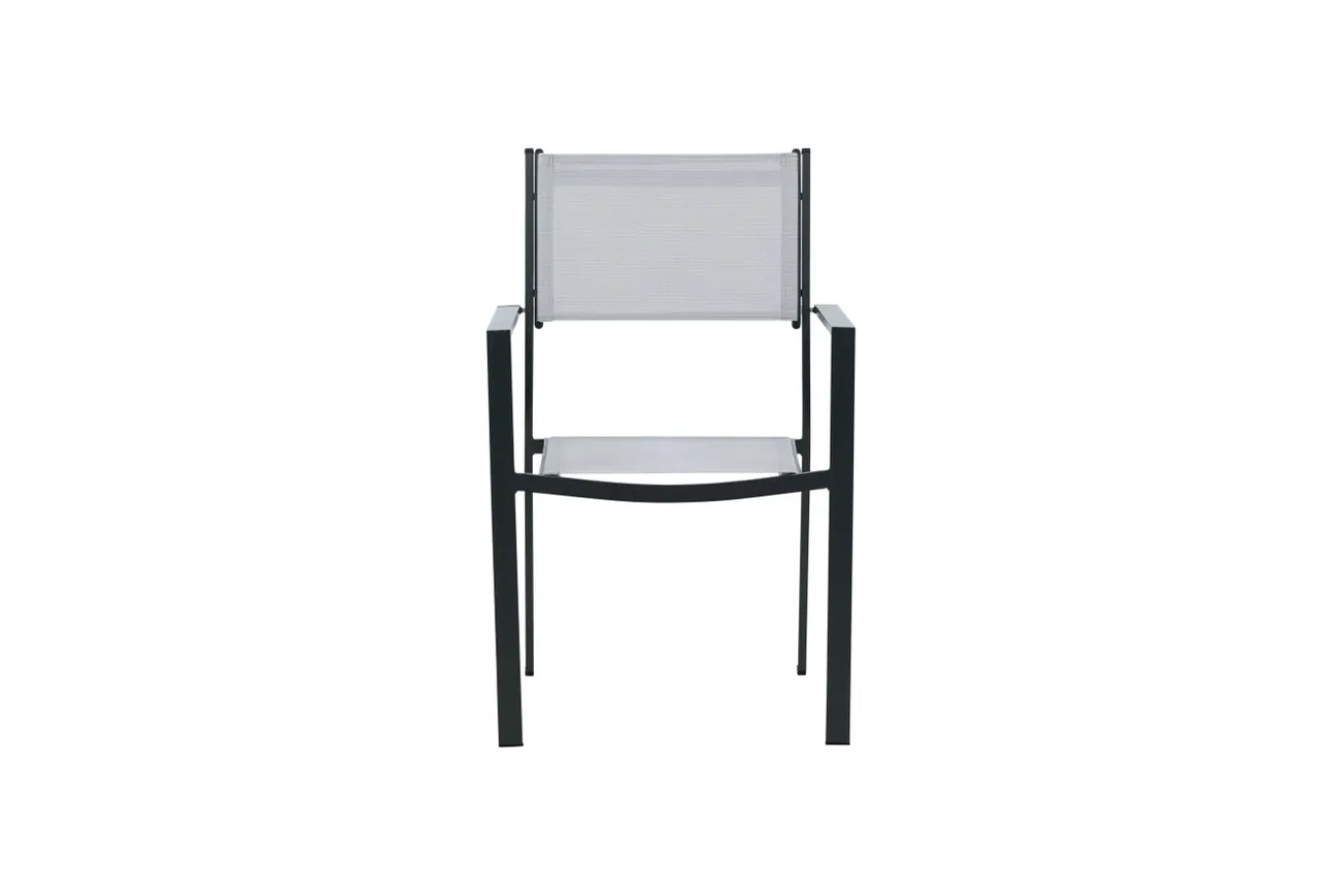 Fjôrd Tuinstoel Copacabana Zwart/Grijs