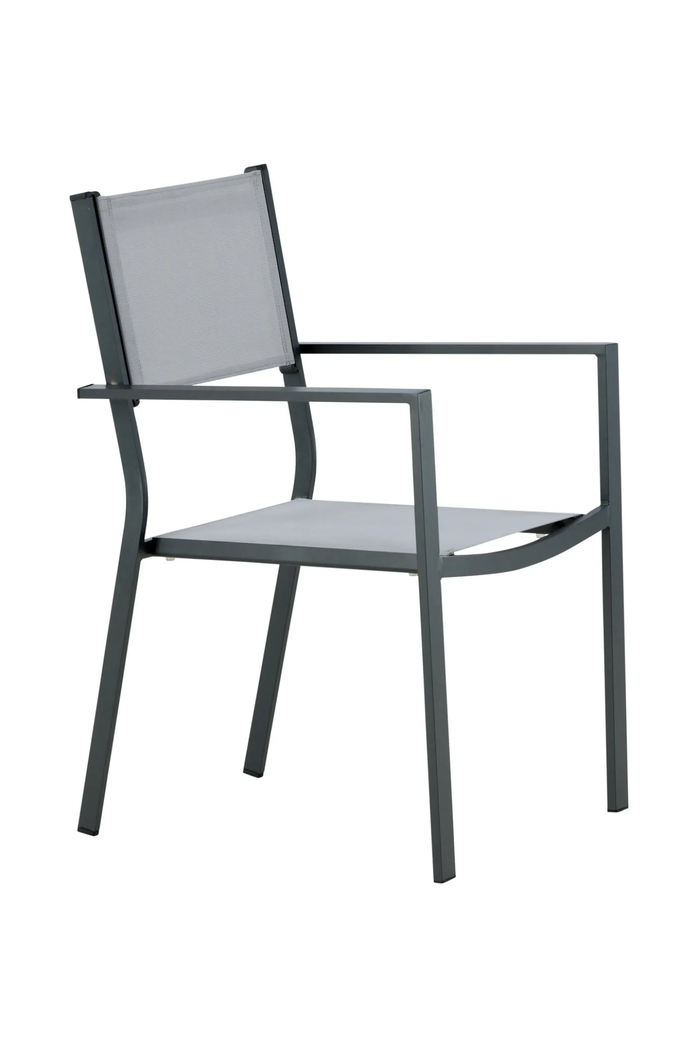 Fjôrd Tuinstoel Copacabana Zwart/Grijs