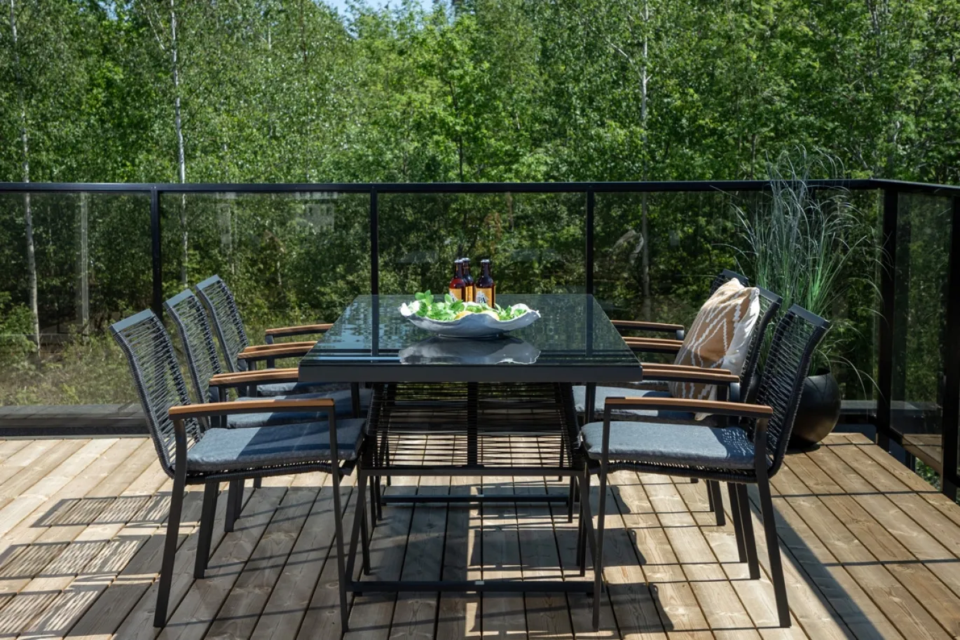 Fjôrd Tuinstoel Dallas Zwart