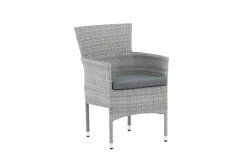 Fjôrd Tuinstoel Malina Aluminium Grijs Wicker