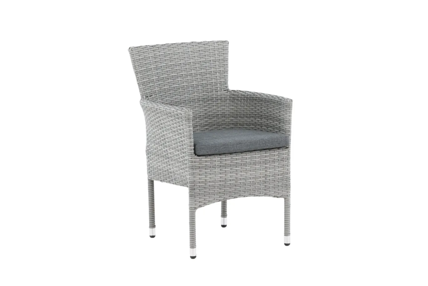 Fjôrd Tuinstoel Malina Aluminium Grijs Wicker