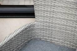 Fjôrd Tuinstoel Malina Aluminium Grijs Wicker