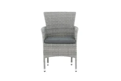 Fjôrd Tuinstoel Malina Aluminium Grijs Wicker