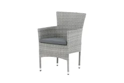 Fjôrd Tuinstoel Malina Aluminium Grijs Wicker