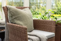 Fjôrd Tuinstoel Malina Aluminium Naturel Wicker