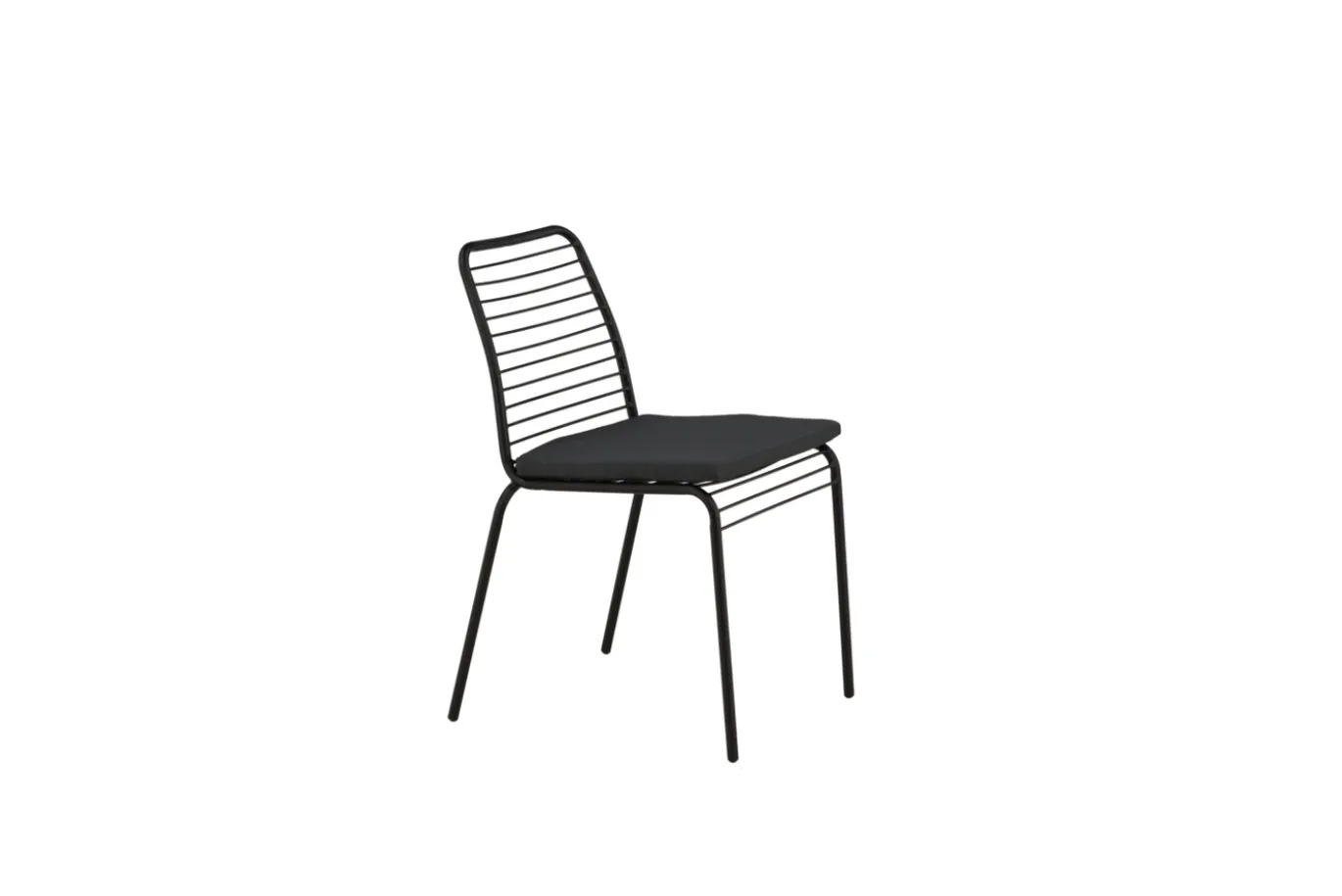 Fjôrd Tuinstoel Panjin Aluminium Zwart