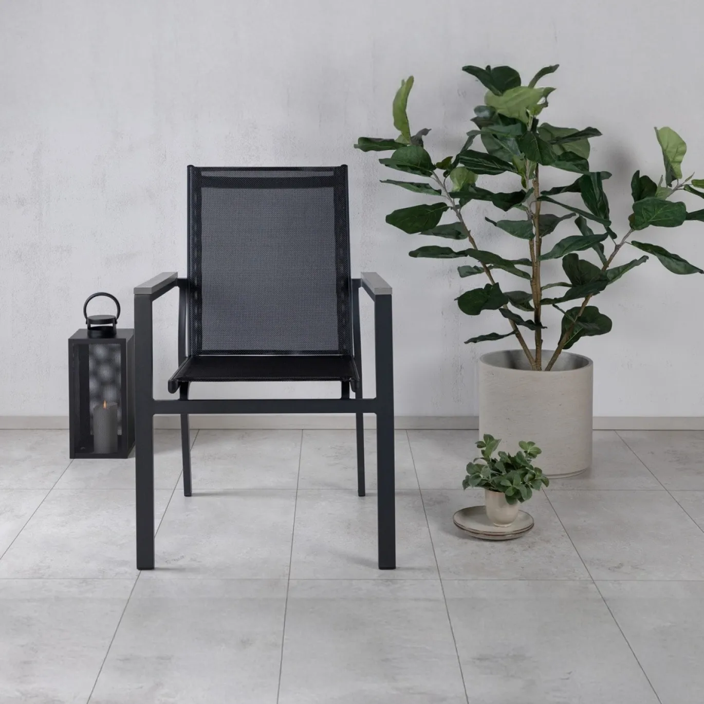 Fjôrd Tuinstoel Parma Zwart