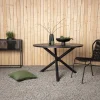 Fjôrd Tuintafel Alma Rond Zwart ⌀120cm