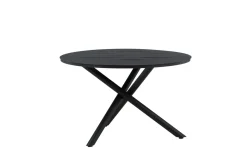 Fjôrd Tuintafel Alma Rond Zwart ⌀120cm