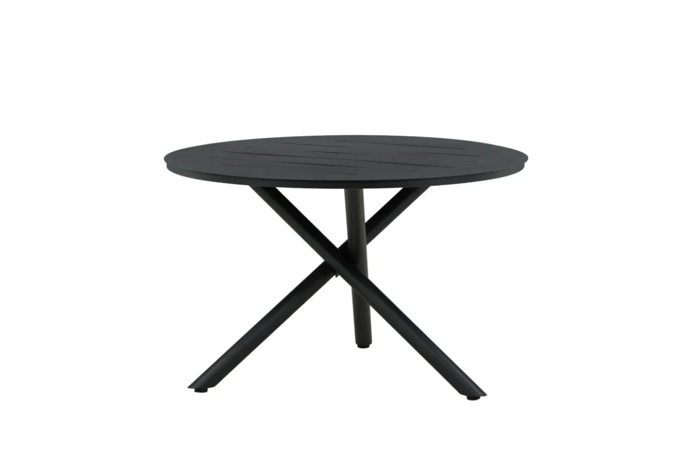 Fjôrd Tuintafel Alma Rond Zwart ⌀120cm