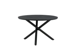 Fjôrd Tuintafel Alma Rond Zwart ⌀120cm