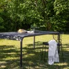 Fjôrd Tuintafel Borneo Zwart 200x100cm