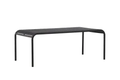 Fjôrd Tuintafel Borneo Zwart 200x100cm