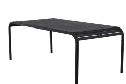 Fjôrd Tuintafel Borneo Zwart 200x100cm