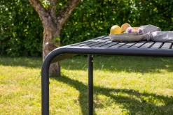 Fjôrd Tuintafel Borneo Zwart 200x100cm