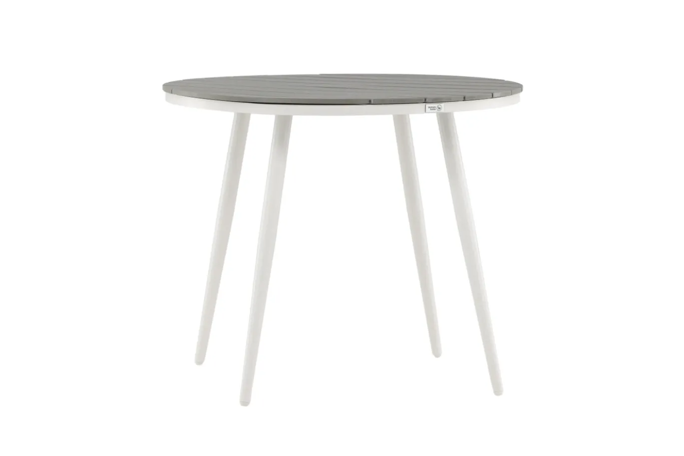 Fjôrd Tuintafel Break Rond Grijs ⌀90cm