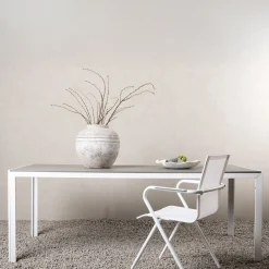 Fjôrd Tuintafel Break Wit/Grijs 205cm
