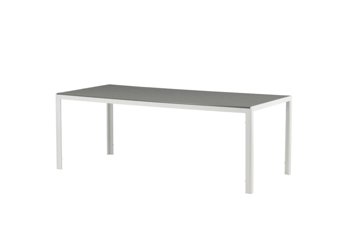 Fjôrd Tuintafel Break Wit/Grijs 205cm
