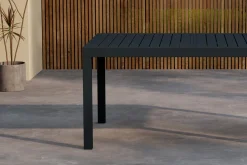 Fjôrd Tuintafel Capo Zwart 160x100cm