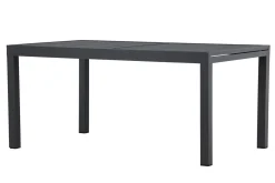 Fjôrd Tuintafel Capo Zwart 160x100cm