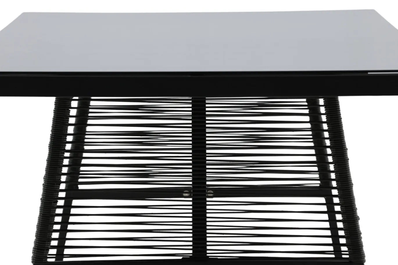 Fjôrd Tuintafel Dallas Zwart 193x90cm
