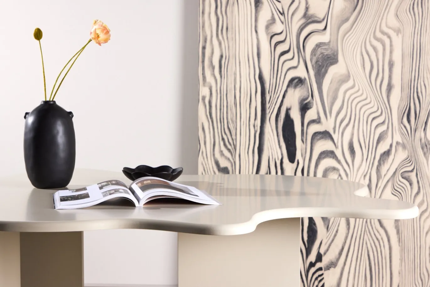 Fjôrd Tuintafel Flower Organisch Beige 190x123cm