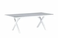 Fjôrd Tuintafel Garcia Grijs 200x100cm