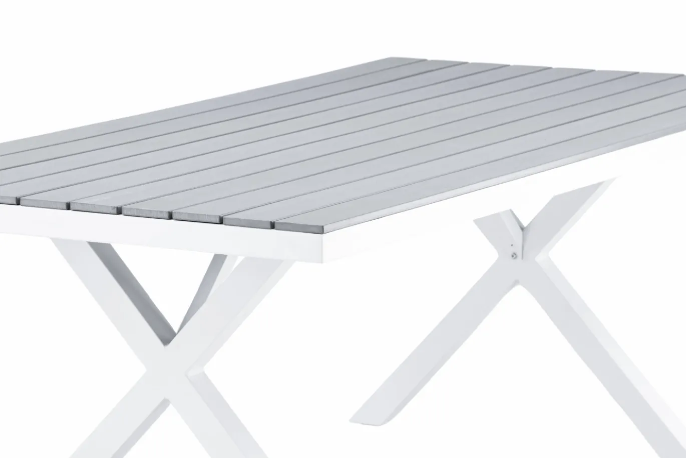 Fjôrd Tuintafel Garcia Grijs 200x100cm