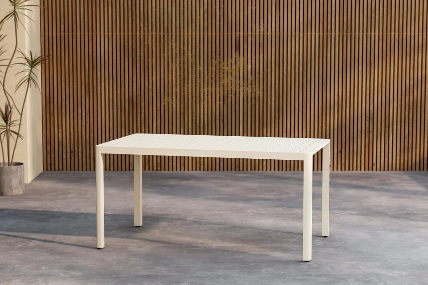 Fjôrd Tuintafel Giardini Beige 150x85cm