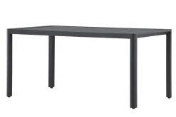 Fjôrd Tuintafel Giardini Zwart 150x85cm